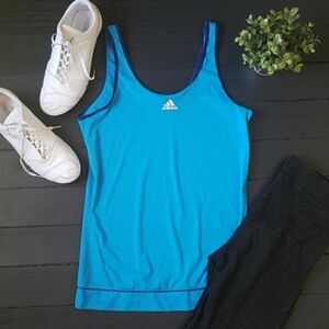 Adidas Lightweight Blue Tank Top
